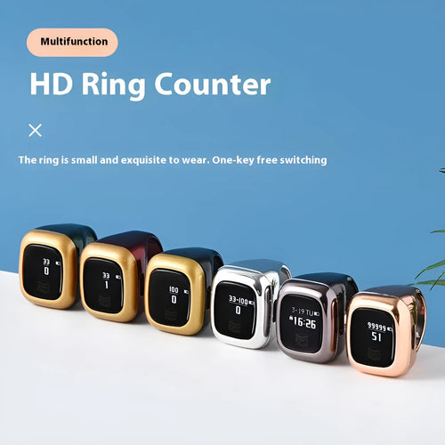 Al-Fatiha Zikr electronic dhikr counter in a choice of colours with digital display.