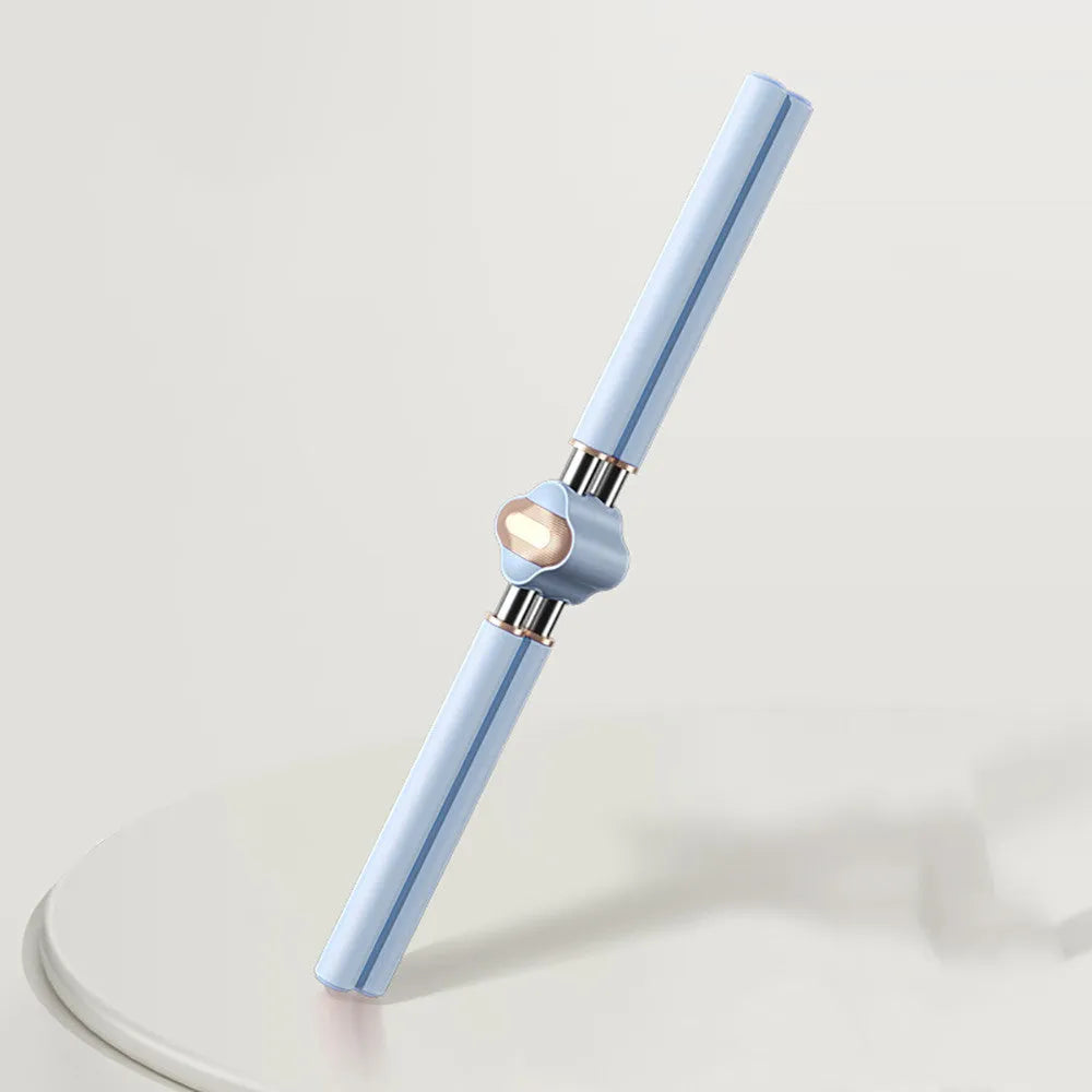 Adjustable posture corrector device with stainless steel frame and foam padding in blue colour