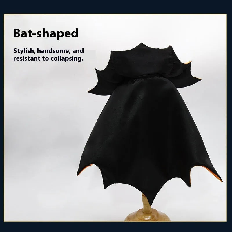 Halloween pet cloak for cats and dogs in batwing or common style, red black purple orange colour options