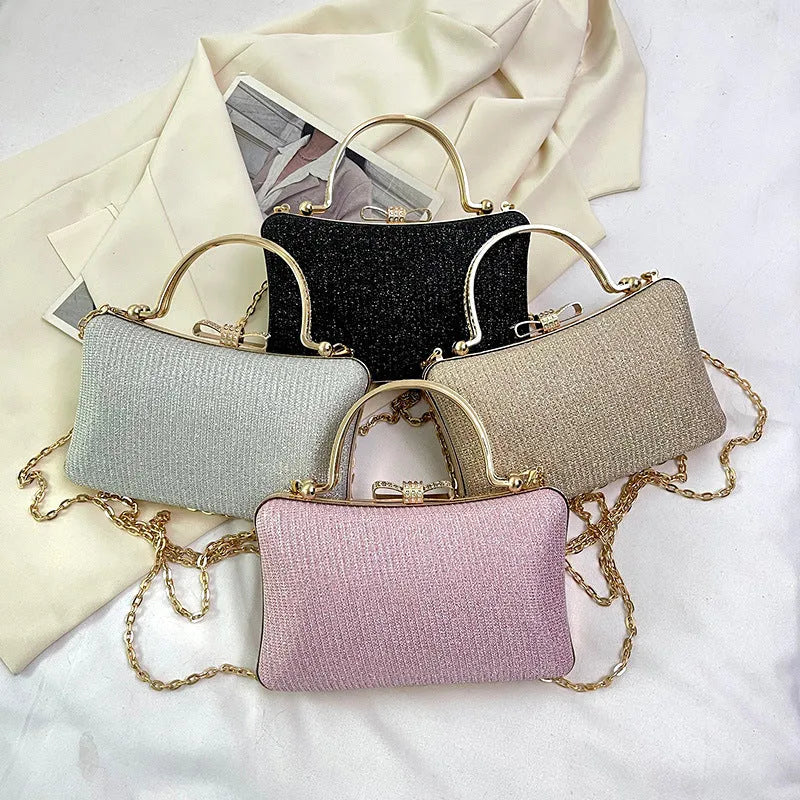 Small felt crossbody bag for women, horizontal square, 20cm wide, 13cm high, 7cm deep, single 112cm strap