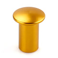 Aluminum alloy drift handbrake cap for car modification in gold, silver, black, blue, and red colour options.
