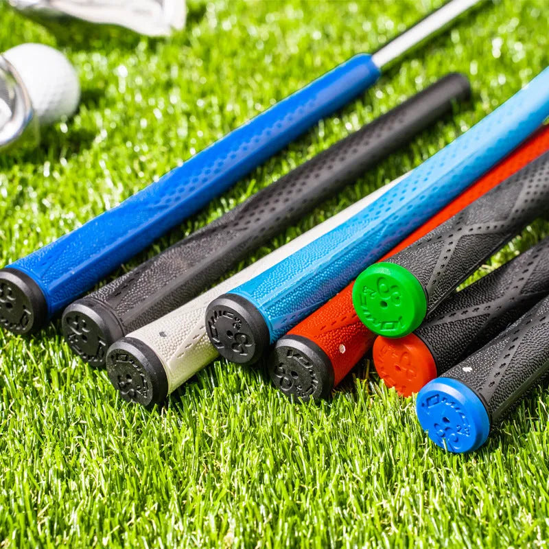 TPE non-slip golf club grip available in pink red blue white and black colours