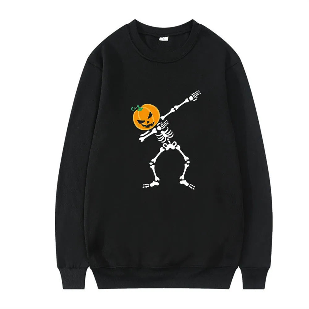Women's cotton printed crew neck long sleeve top in multiple colours for autumn winter wear