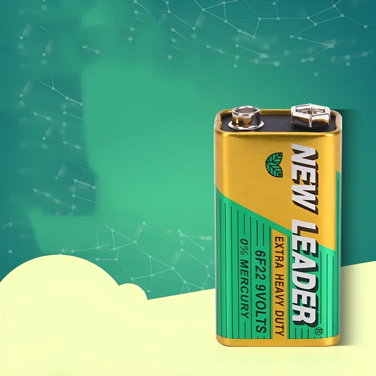 Xinlida 9V 6F22 alkaline battery for wireless microphones and walkie-talkies