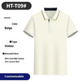 Solid colour lapel short sleeve overalls for women in beige viscose fabric with pullover style