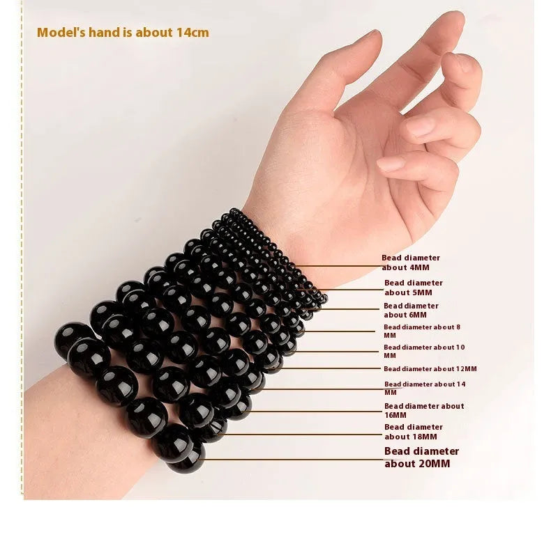 Natural smokey violet Hetian jade bracelet with straight cut 8x9mm beads