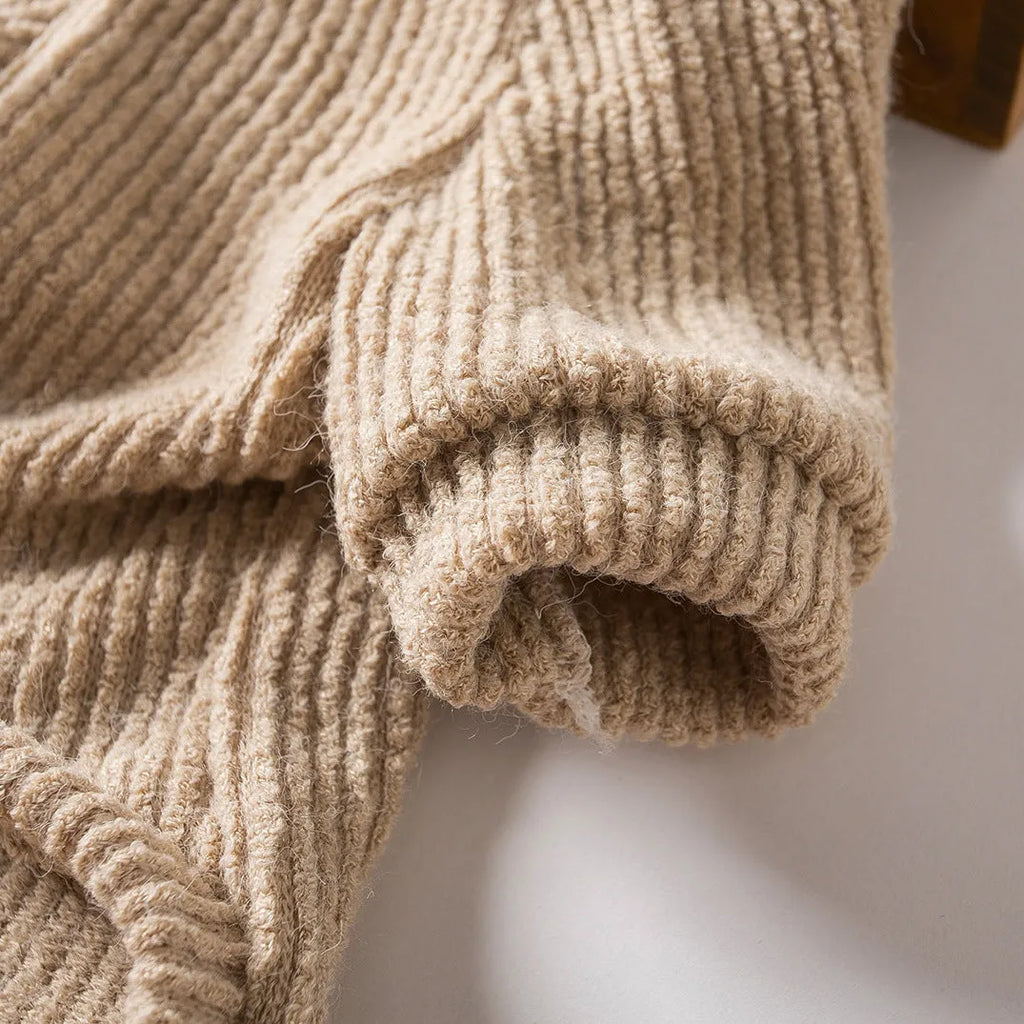 Brown cloth sweater pullover for small dog breeds like Bichon and Pomeranian