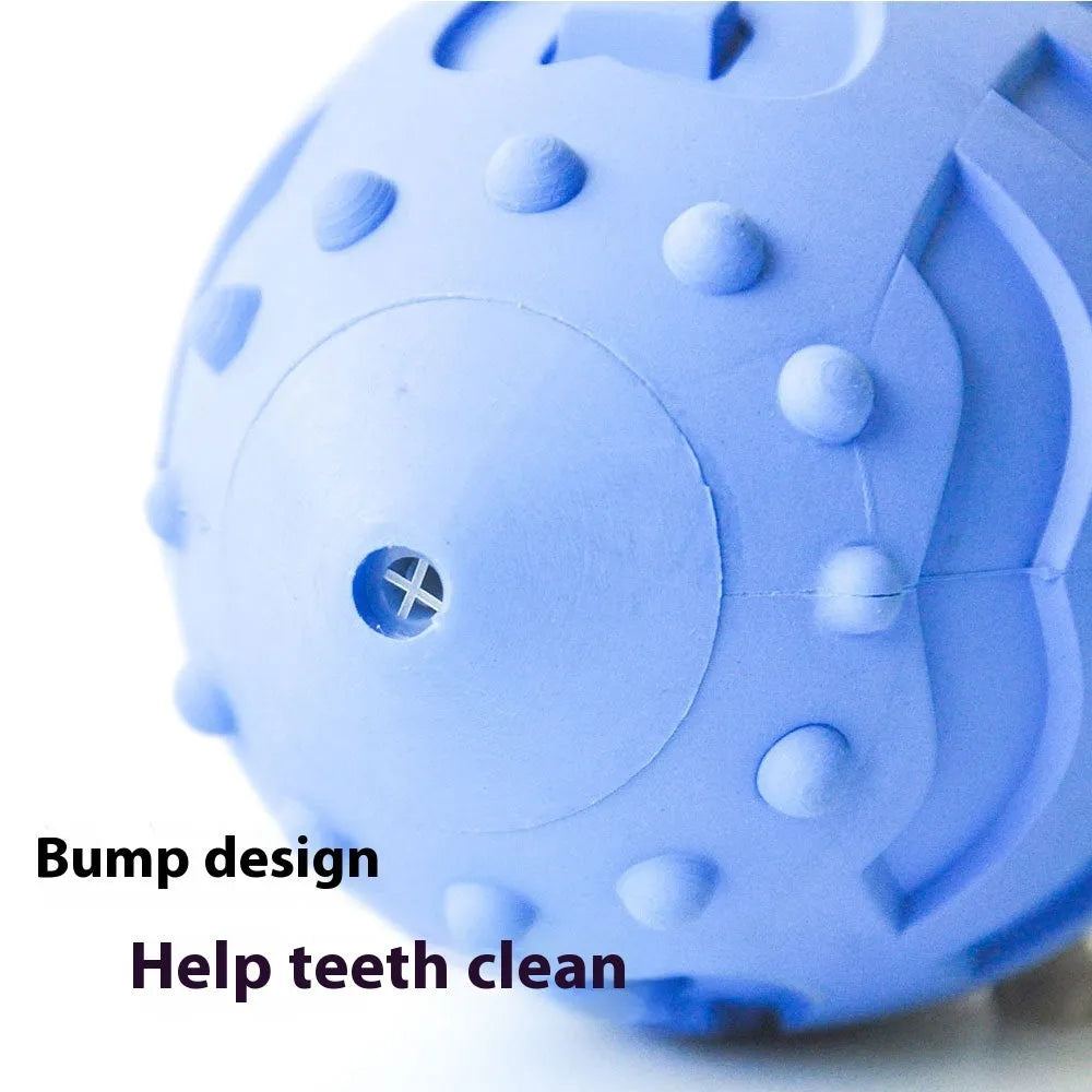 Light green thickened rubber rugby ball dog toy for interactive play and teeth cleaning