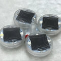 Solar-powered colourful LED hub cap decorative lights for car motorcycle bicycle wheels