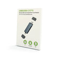 Aluminium alloy three-in-one CF SD TF memory card reader with USB and TYPE-C interfaces