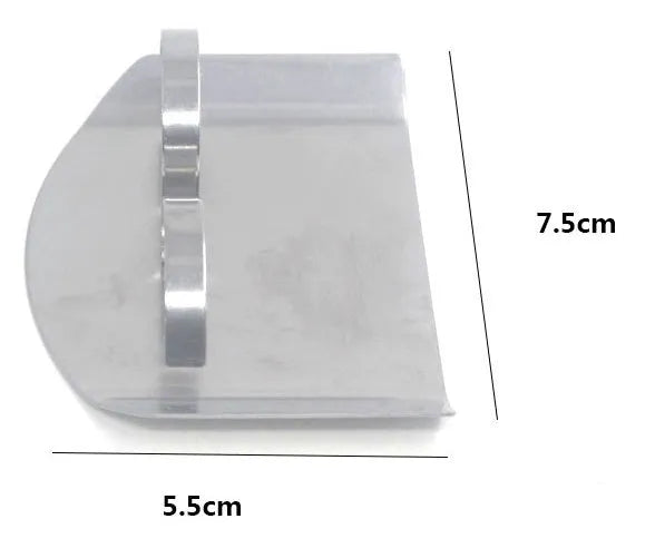 Stainless steel finger guard for kitchen vegetable cutting protection