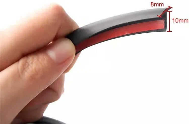 TPE rubber bar gap filler seal strip for car bumper protection and door window sealing