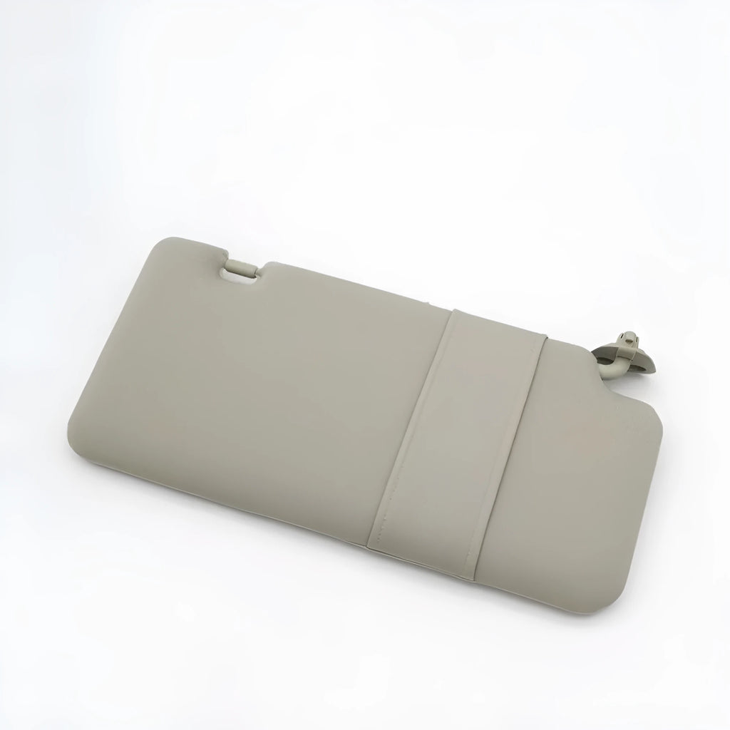 Beige sun visor with cosmetic mirror for Nissan Lida 2005-2012 vehicles