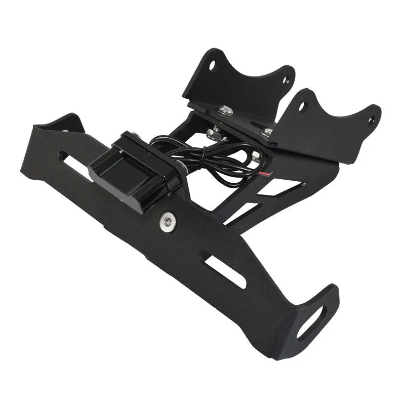 Black aluminium alloy short tail licence plate bracket for Honda motorcycles
