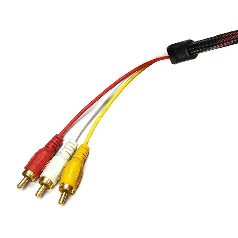 HDMI to AV15M conversion cable with 1.5 metre length and alloy connectors