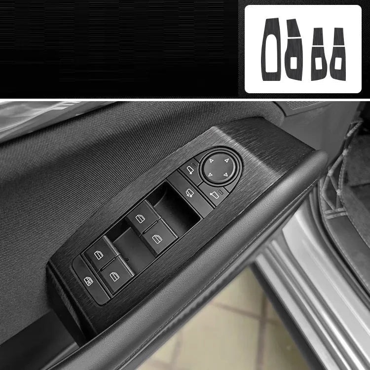 Unksera 3D carbon fibre decorative film sticker kit for car centre console and interior trim.