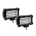 Black 5-inch LED off-road work light with 24 LEDs and a polycarbonate lens.