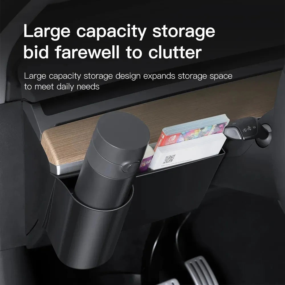Tesla Model 3 and Model Y dashboard water cup holder accessory with handle