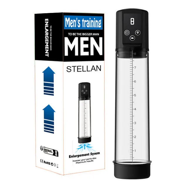 Electric penis pump masturbation device with ABS and TPE construction and negative pressure stretching function