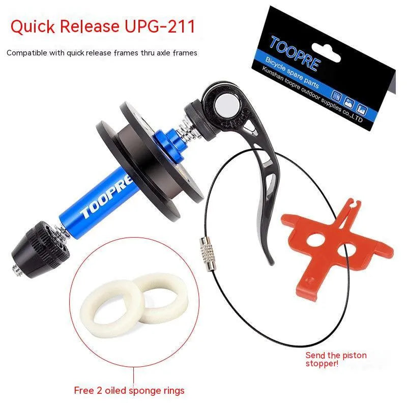 Aluminium alloy bicycle chain holder tool with barrel shaft design for quick release bike maintenance