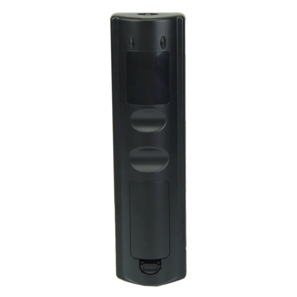 L336 black learning remote control with button layout and 8-metre transmission range