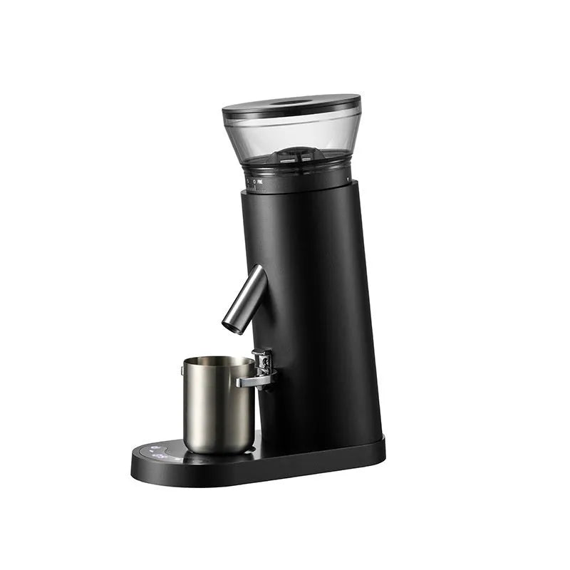 Portable electric coffee grinder in stainless steel with 0.5L capacity