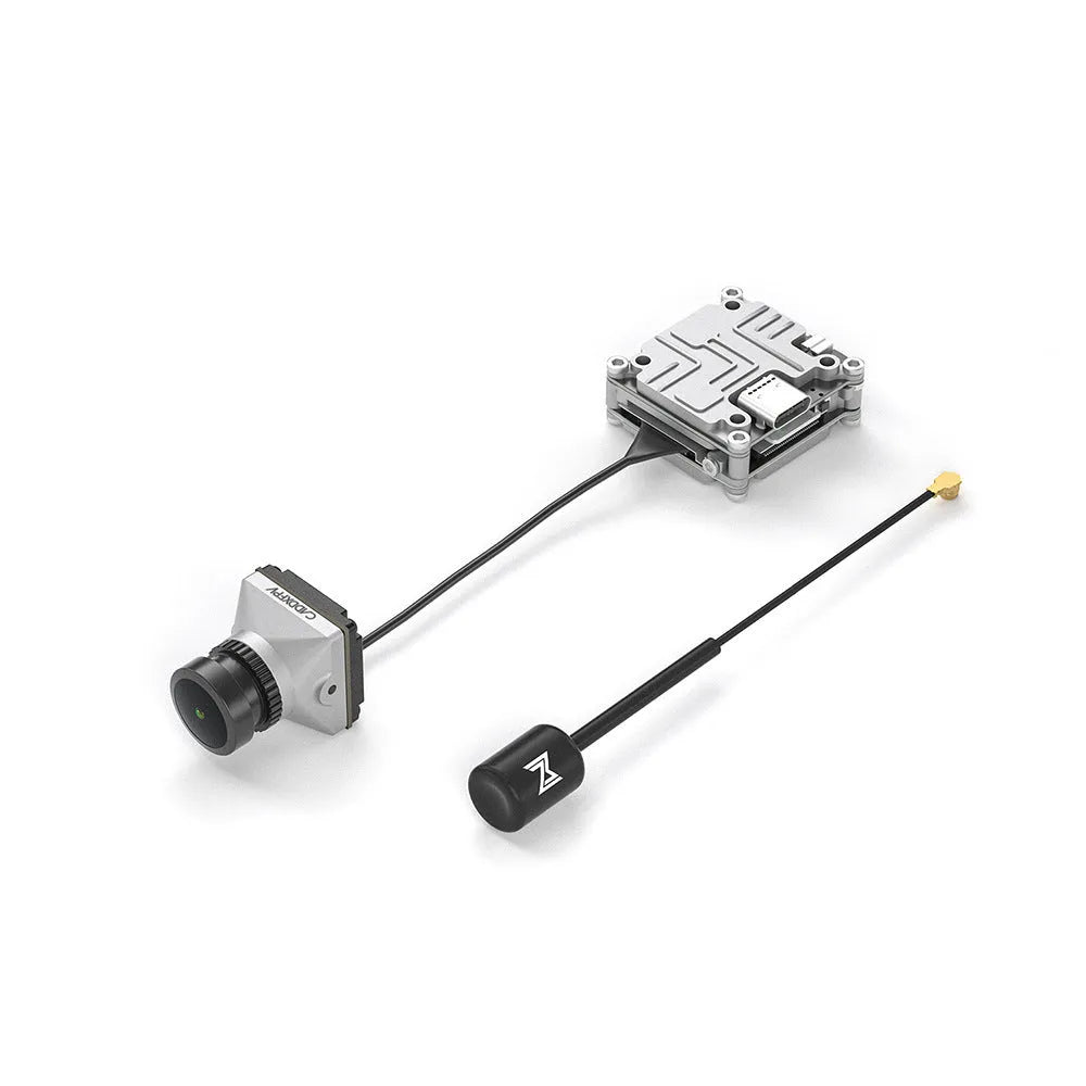 Silver Caddx ADAPTS DJI FPV digital image transmission machine and Polar Vista kit with screws.