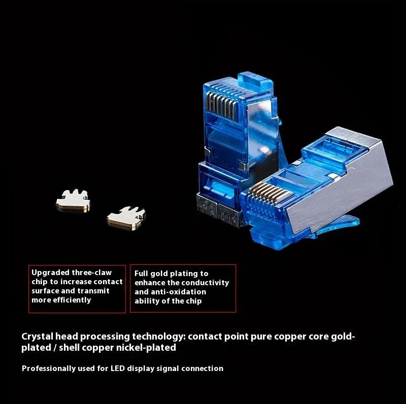 Cat6 RJ45 network docking converter cable extension connector showing plug cord terminations