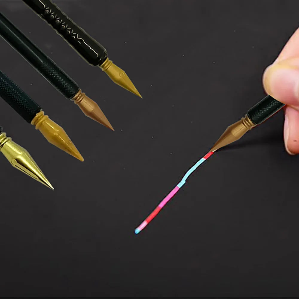 Polystyrene PS plastic scratch pen tool for children's scratch art projects