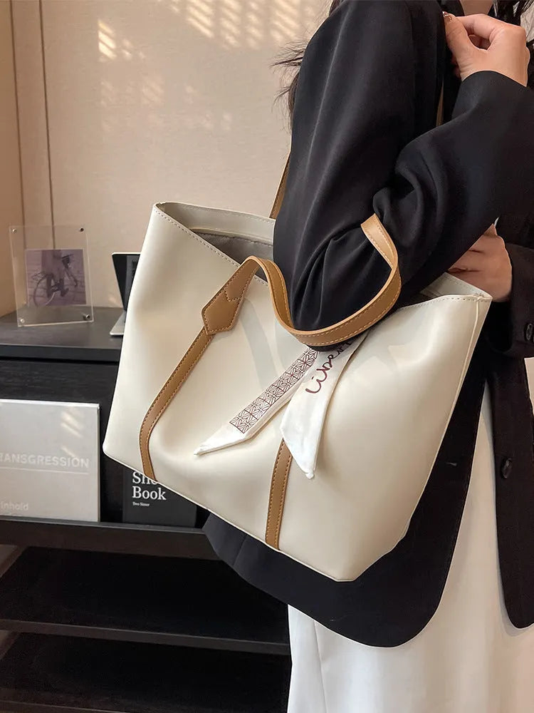 Women's large capacity casual shoulder bag in multiple colour options with crossbody functionality