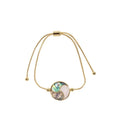Colourful shell bracelet in a fresh and sweet style, light and simple single-piece shell jewellery for summer and everyday wear