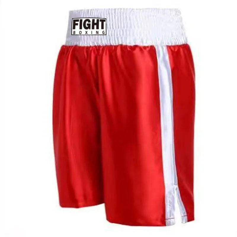 Boxing shorts with elasticated waistband available in multiple colour combinations including black and gold