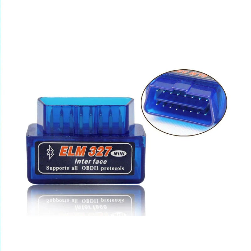 Bluetooth OBD2 car diagnostic fault code scanner and engine data reader