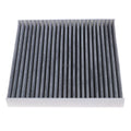 Grey Geely car air conditioning filter element measuring 215mm x 210mm x 30mm
