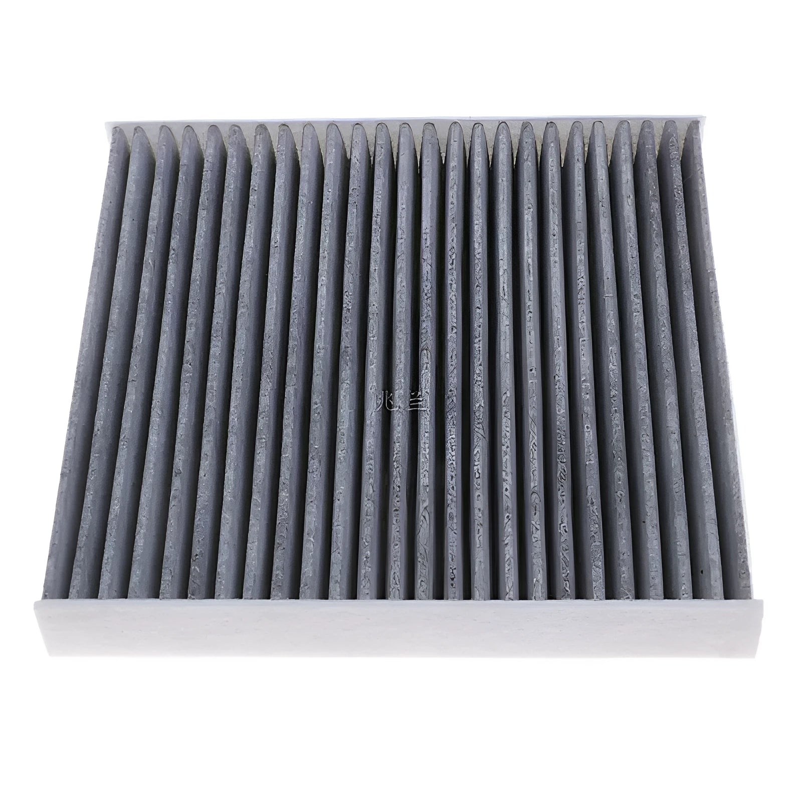 Grey Geely car air conditioning filter element measuring 215mm x 210mm x 30mm