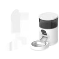 White smart visual pet feeder with 2K HD wide angle camera for dogs and cats, 4L or 6L capacity