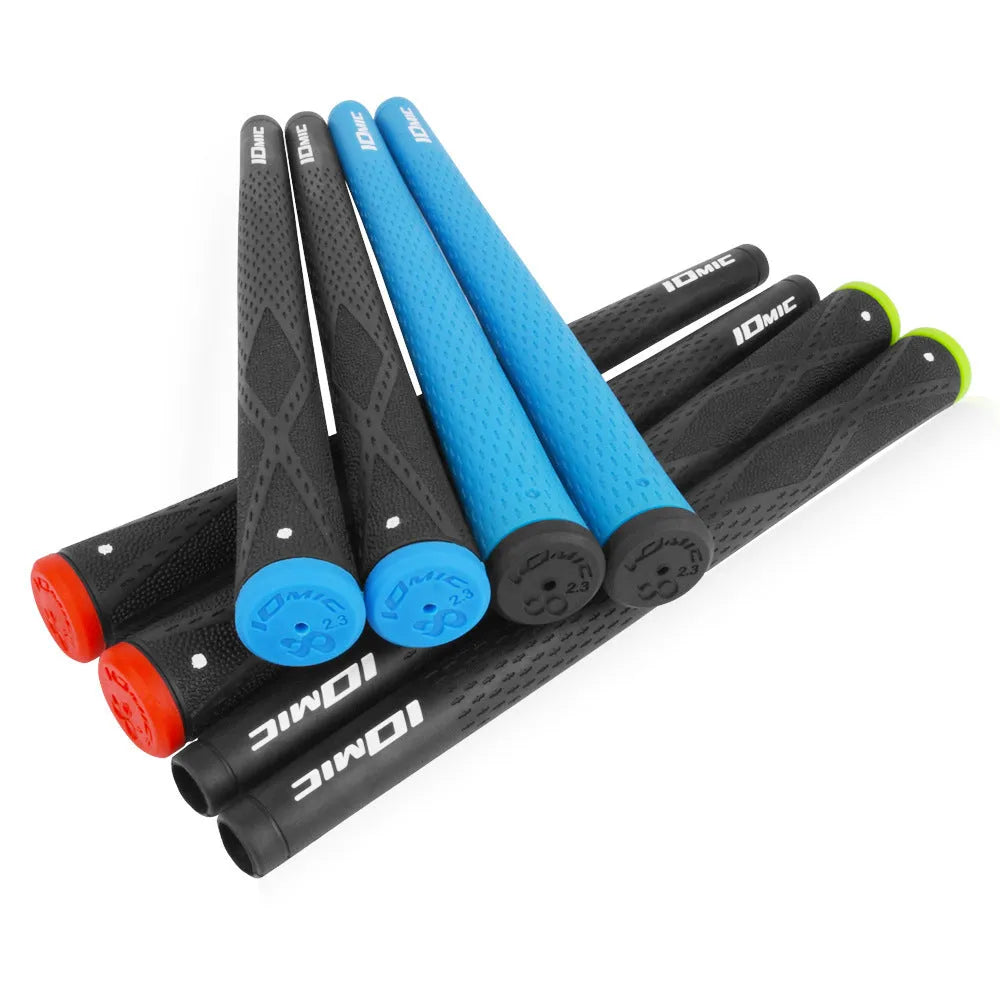 TPE non-slip golf club grip available in pink red blue white and black colours