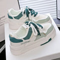 Children's height increase board shoes with cross shoulder straps and thick rubber soles