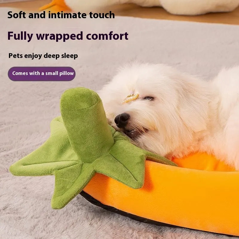 Removable washable cloth dog mat shown in purple, suitable for dog crates and houses.