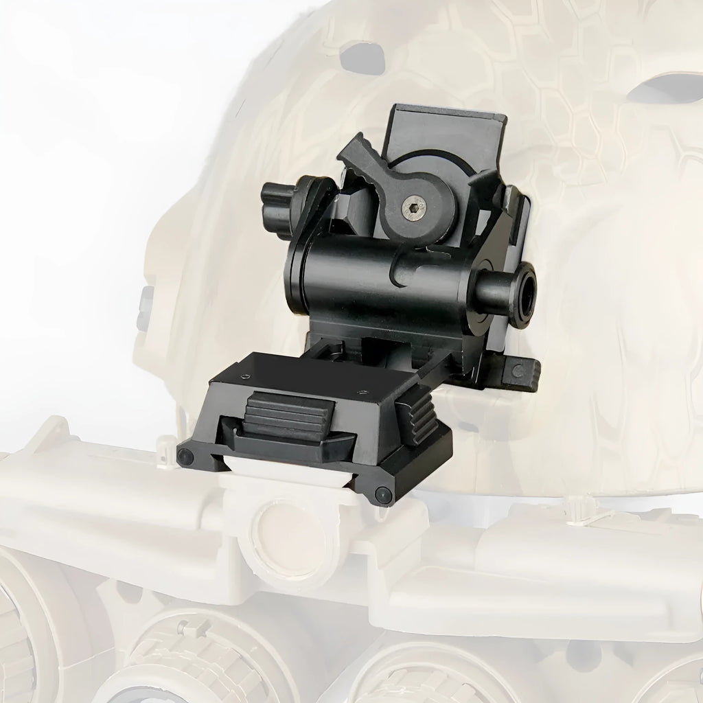Strong dark earth metal alloy L4 G24 NVG fast helmet mount with OPS breakaway base