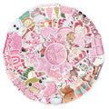 50 Christmas waterproof stickers in cute TQ50-0376 design for cars, phones, computers