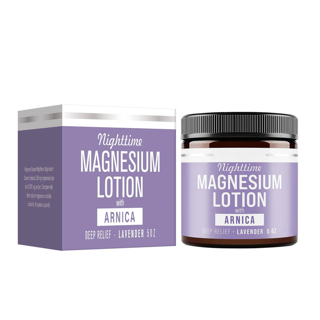 150ml jar of magnesium body butter cream for skin moisturising and soothing.