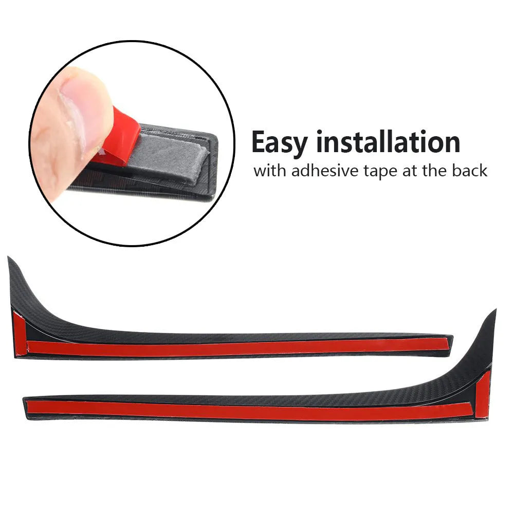 Glossy black rear window side spoiler wing for Volkswagen Golf 7 MK7 car