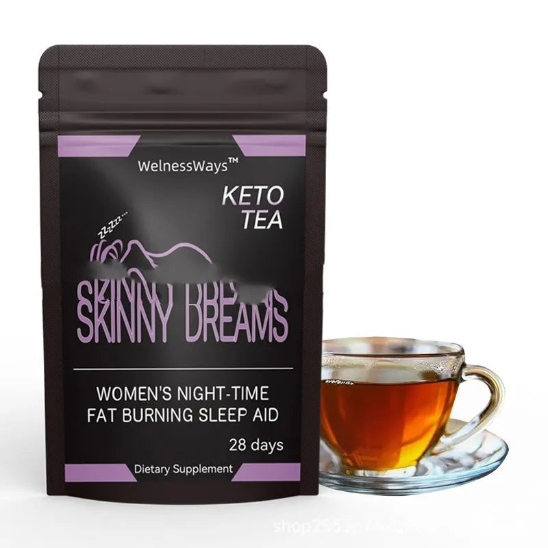 28 Day Slim Flat Tummy Tea collection with multiple herbal blends for women