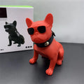 Mini full body bulldog Bluetooth speaker in black red or white with 3W power
