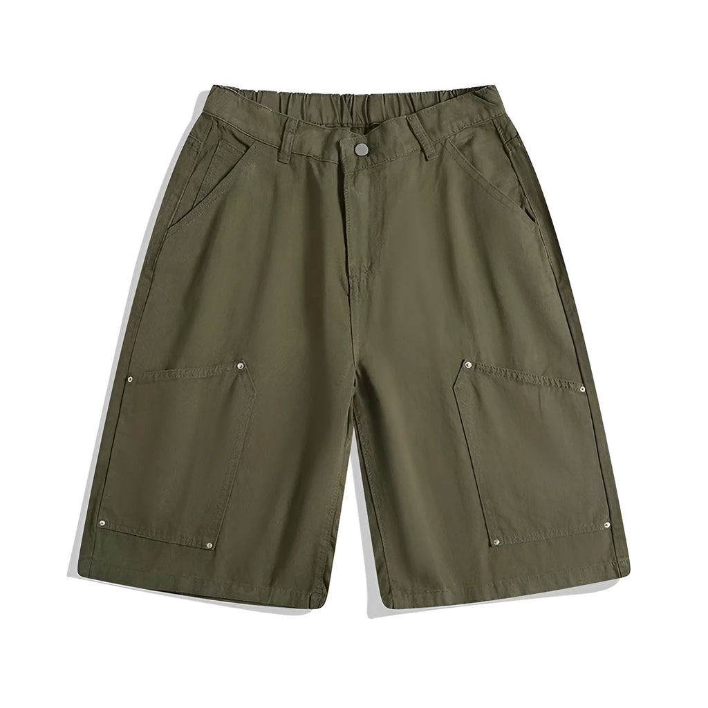 Casual wide-leg cropped workwear pants in micro-elastic fabric available in three colours
