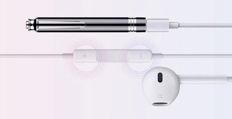 Black pen-style USB voice recorder MP3 player with digital microphone for long-distance recording