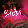 400mm high acrylic letter-shaped LED decorative light with USB cable, shown in one of five available colour styles.