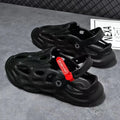 EVA foam coconut slippers in black, grey, khaki, and white colours with closed toe design for beach and home use