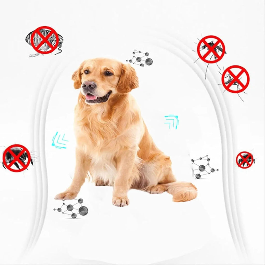 Double-sided plastic flea comb for pets with dense teeth measuring 0.85 by 5 centimetres